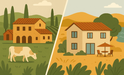 🌿 Agriturismo oder Ferienwohnung? Der Unterschied erklärt